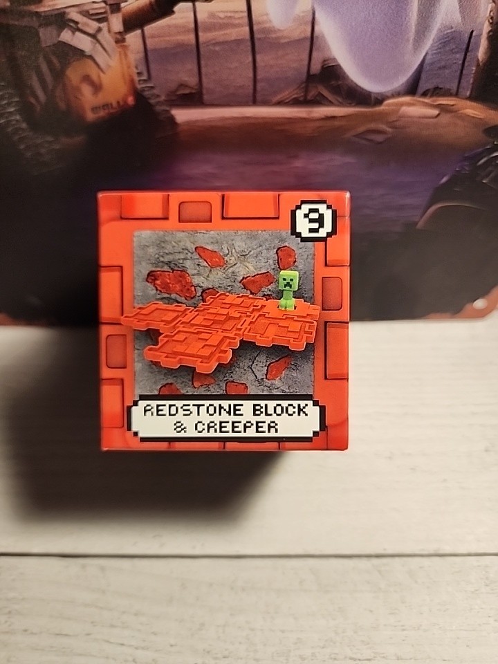 2025 McDonald’s Minecraft Happy Meal Toy #9 Redstone Block & Creeper New In Box