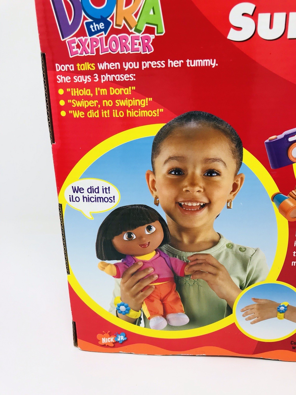 Dora the Explorer Talking Surprise Doll Fisher Price Nickelodeon 2002 New