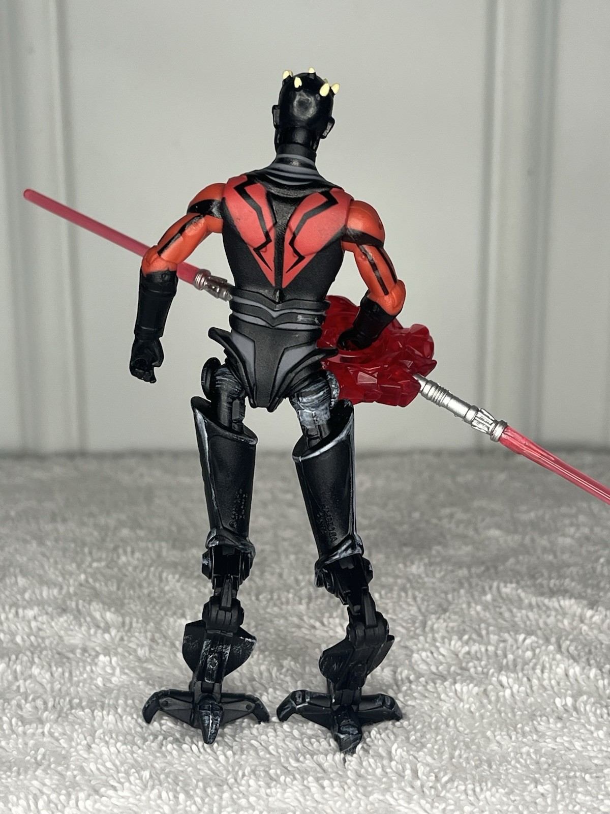 DARTH MAUL 100% Complete Clone Wars Returns 2012 Collection 3.75 Animated Cyborg