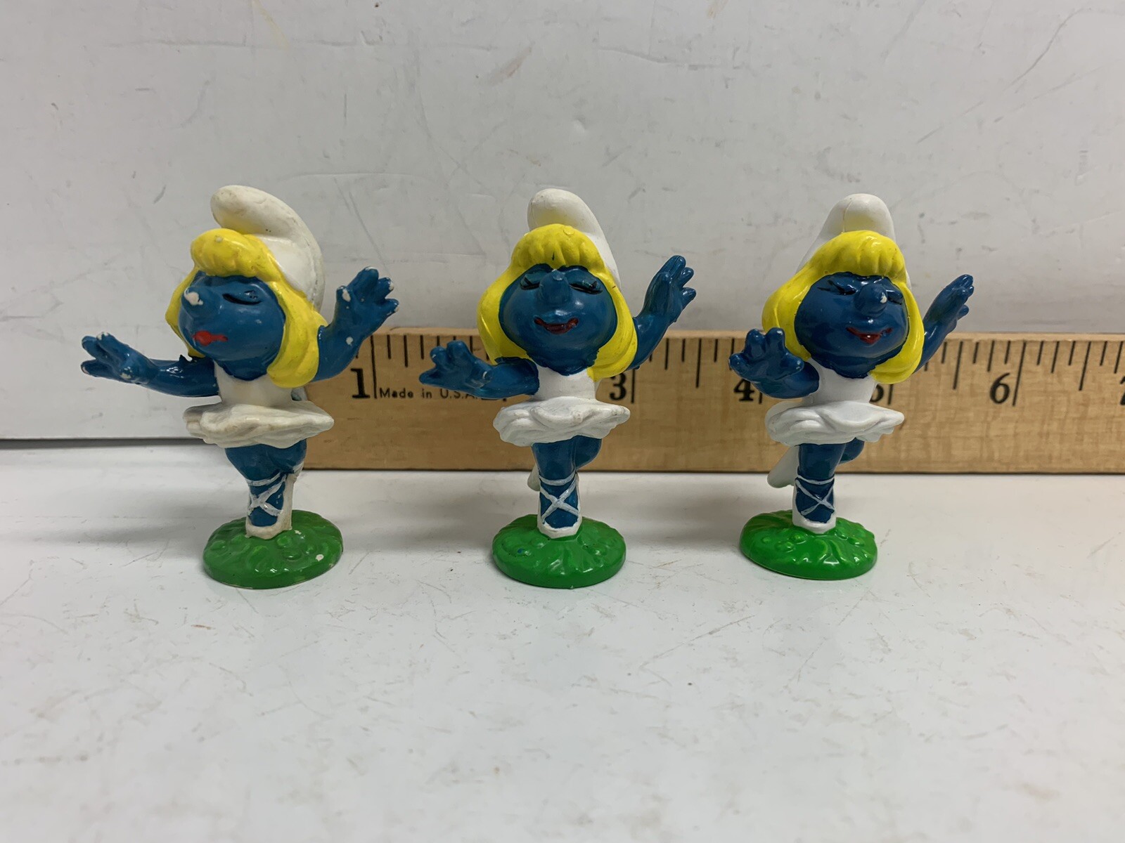 Vintage Smurfs Ballerina Smurfette Smurf Schleich 1978 PVC Figurine Peyo A015