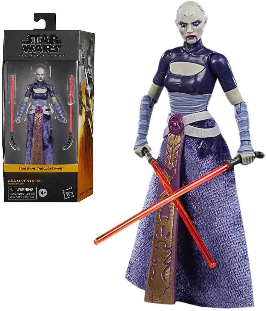 Star Wars Black Series ASAJJ VENTRESS Clone Wars 6&Prime; Figure 07-IN STOCK 📦🚚💨
