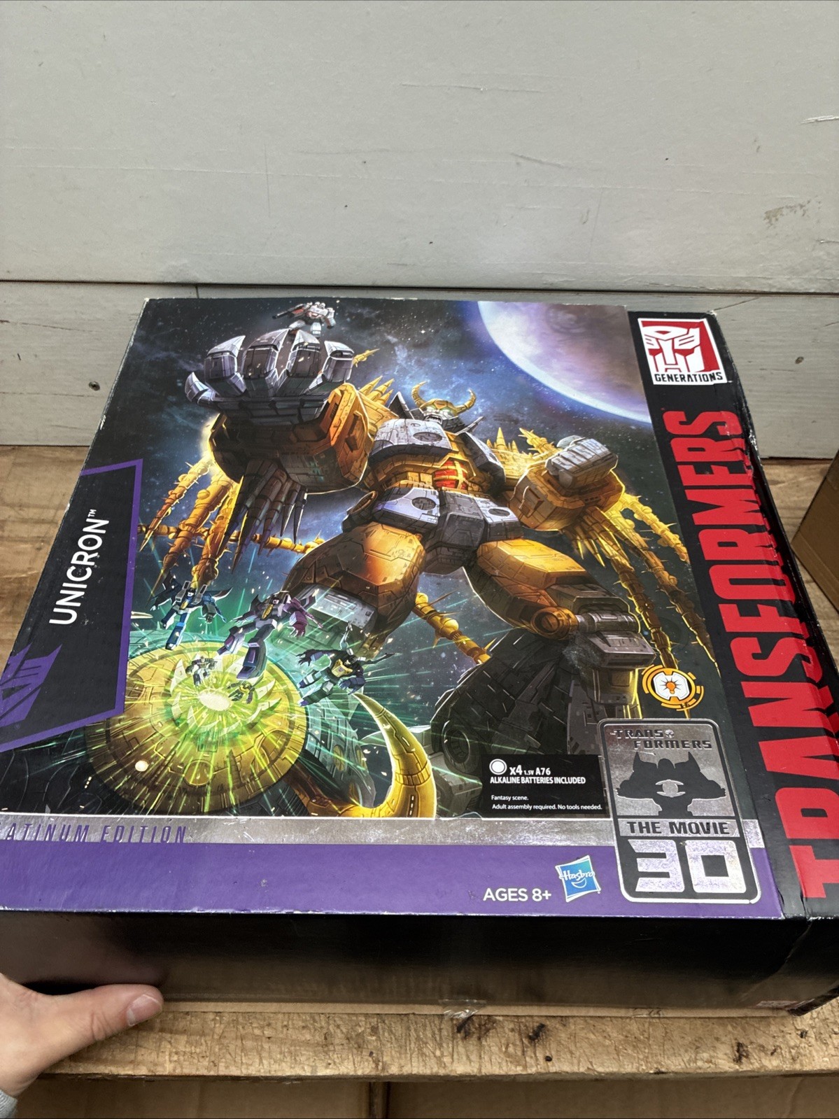 Transformers Haabro 2016 Platinum Edition Unicron Universal Dominator Complete