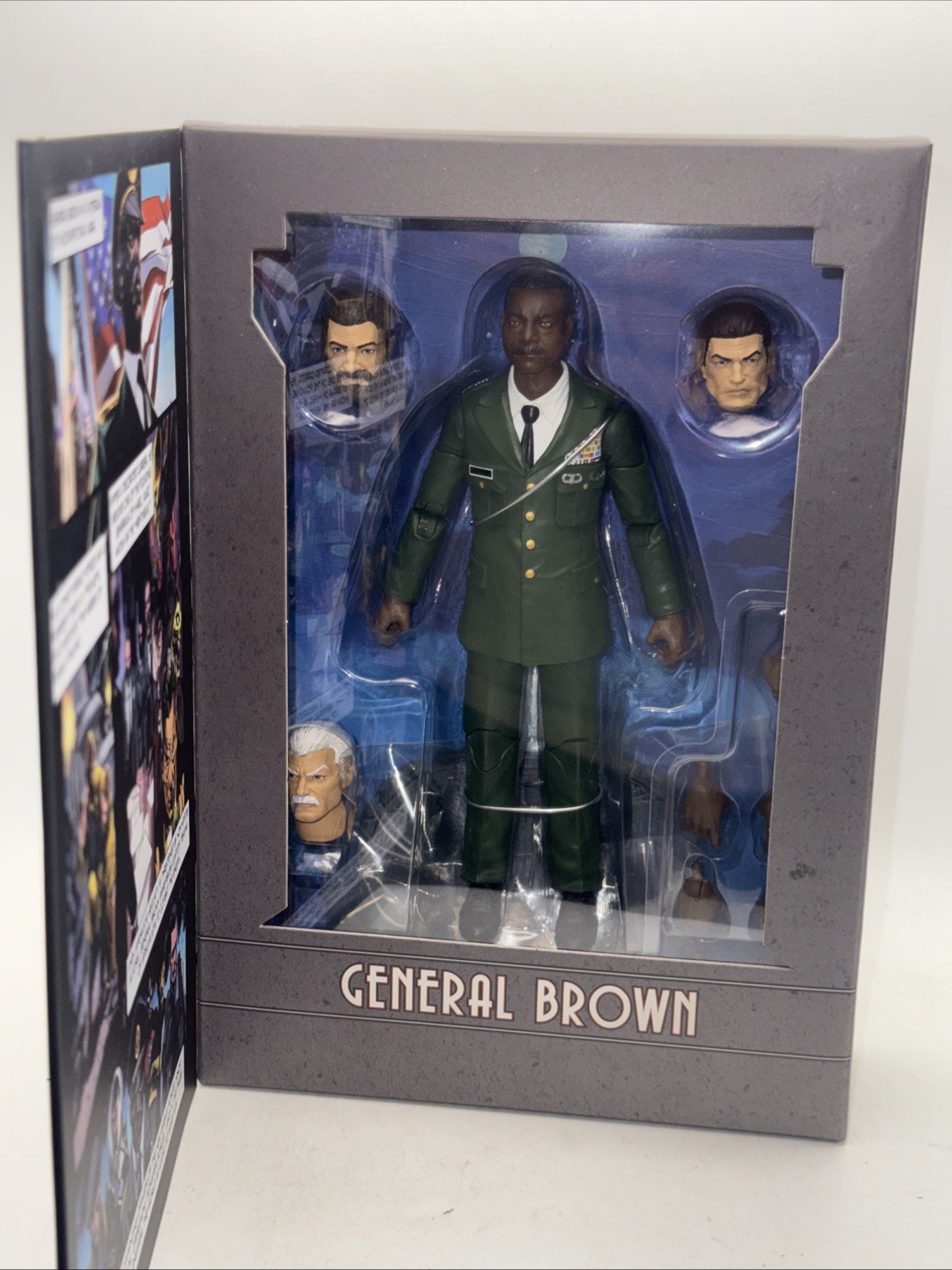 OPERATION MONSTER FORCE GENERAL BROWN BBTS 6&Prime; INCH 1:12 SCALE ACTION FIGURE RARE
