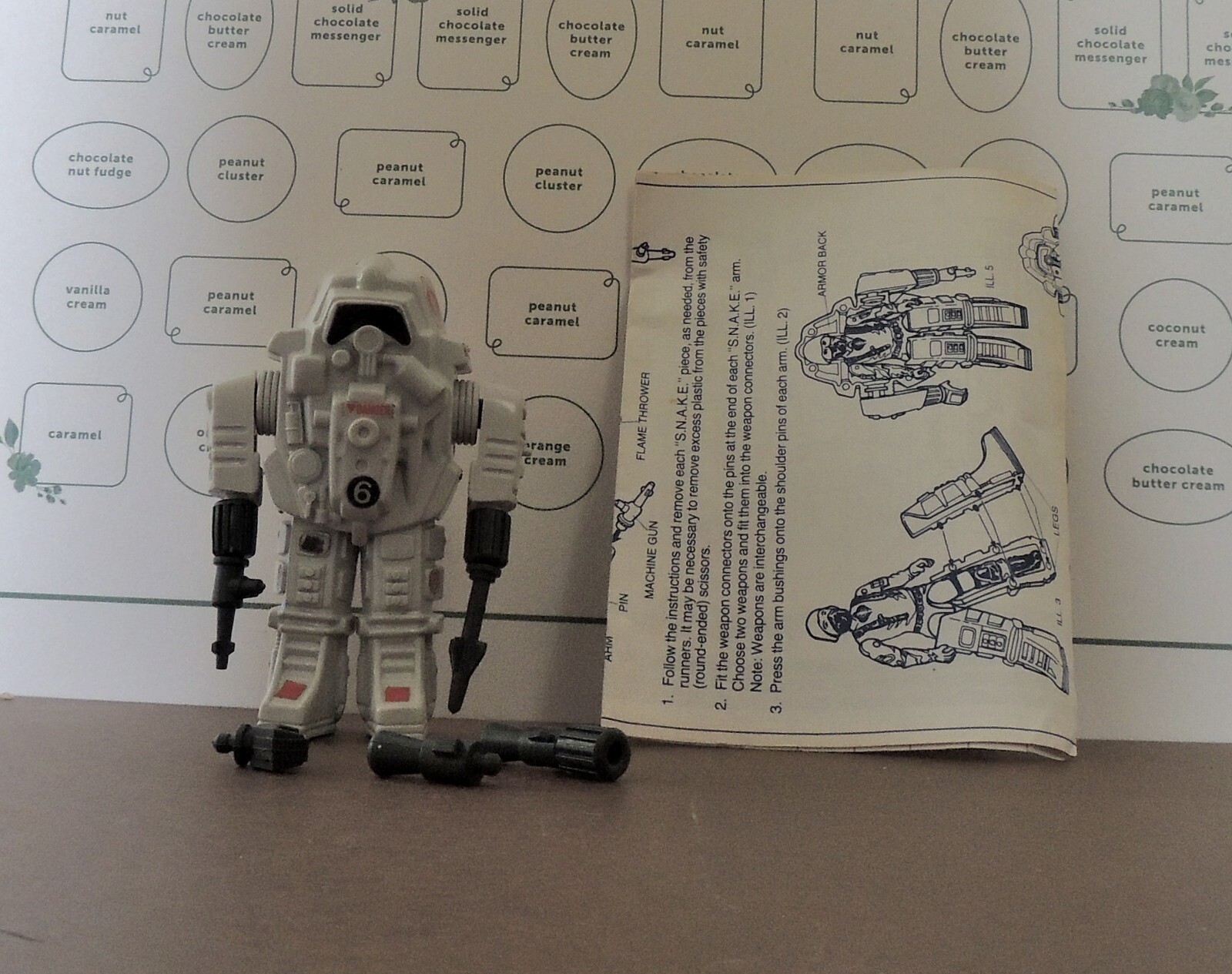 100% COMPLETE GI Joe Cobra SNAKE S.N.A.K.E. Battle Armor + EX! Blueprints 1983