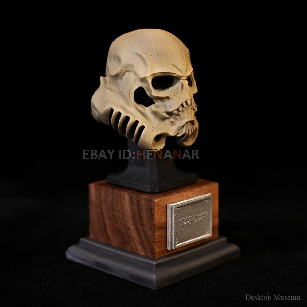 Stormtrooper Head Sculpt 3D Resin Model Decor Ornament Statue 105mm
