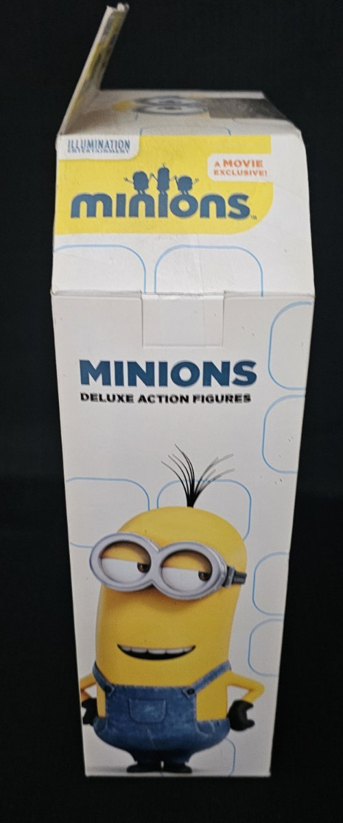 MINIONS Deluxe Action Figures POSEABLE STUART BOB KEVIN Thinkway Toys NEW!