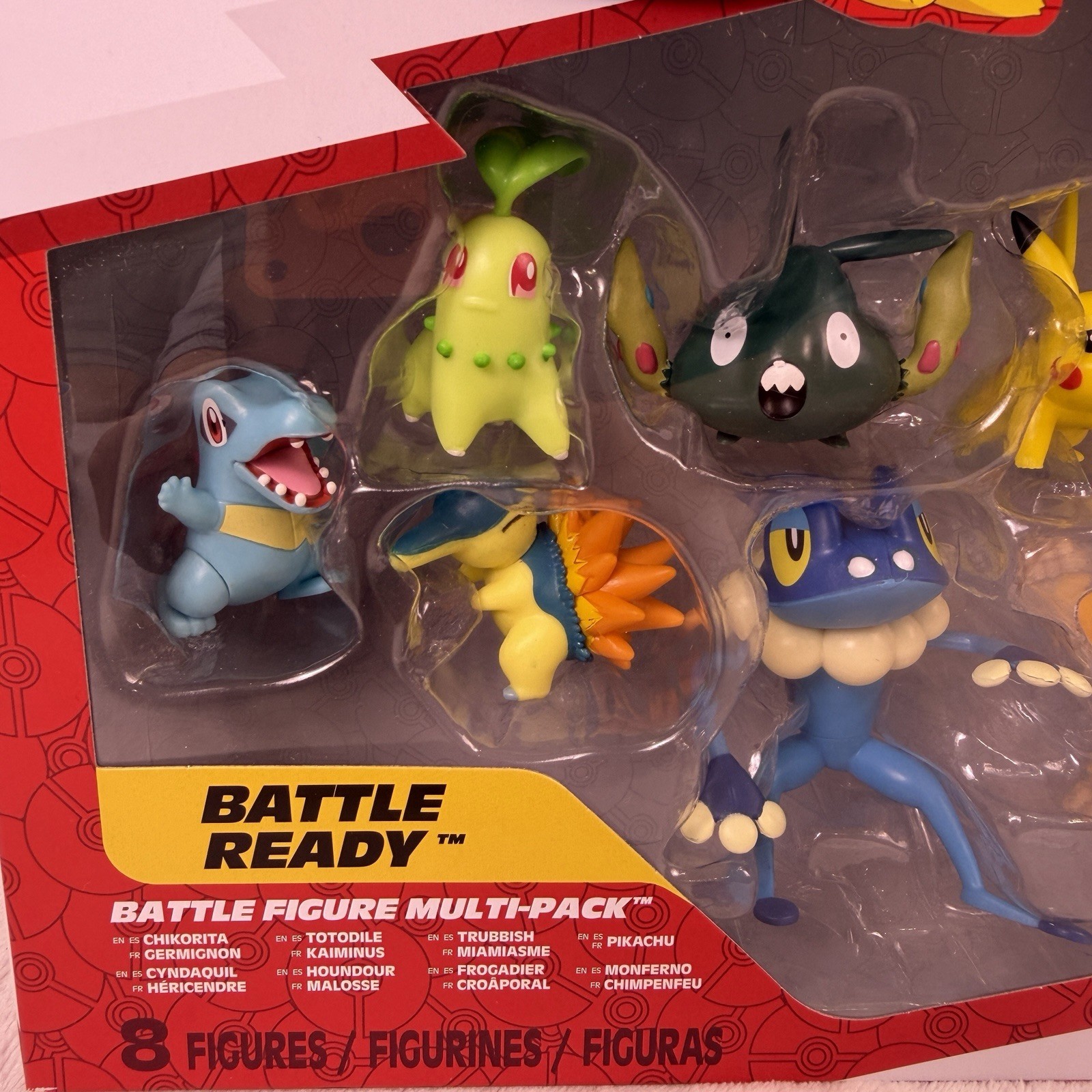 Pokemon Battle Ready Multi-Pack 8 Figures Frogadier Johto Monferno BRAND NEW