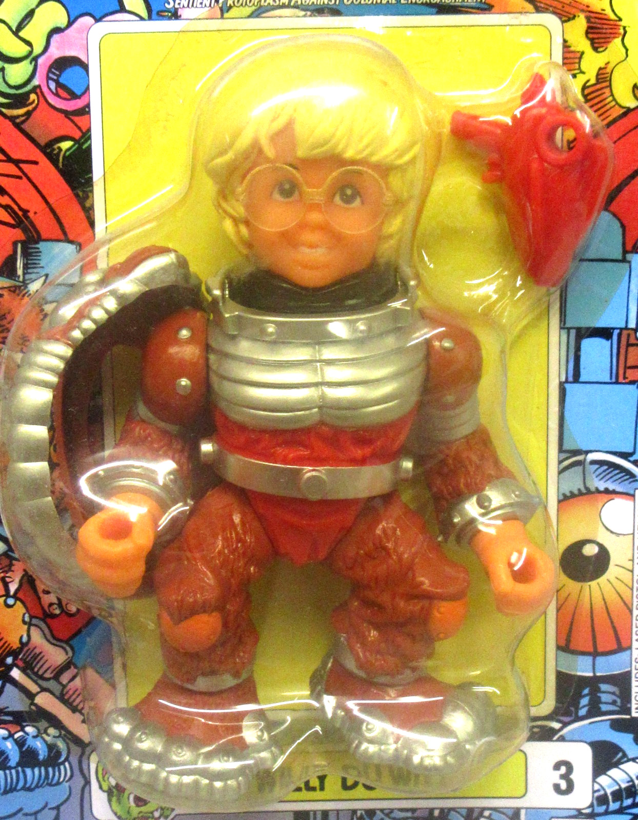 1990 Hasbro Bucky O&rsquo;Hare Toad Wars WILLY DU WITT action figure MINT ON CARD