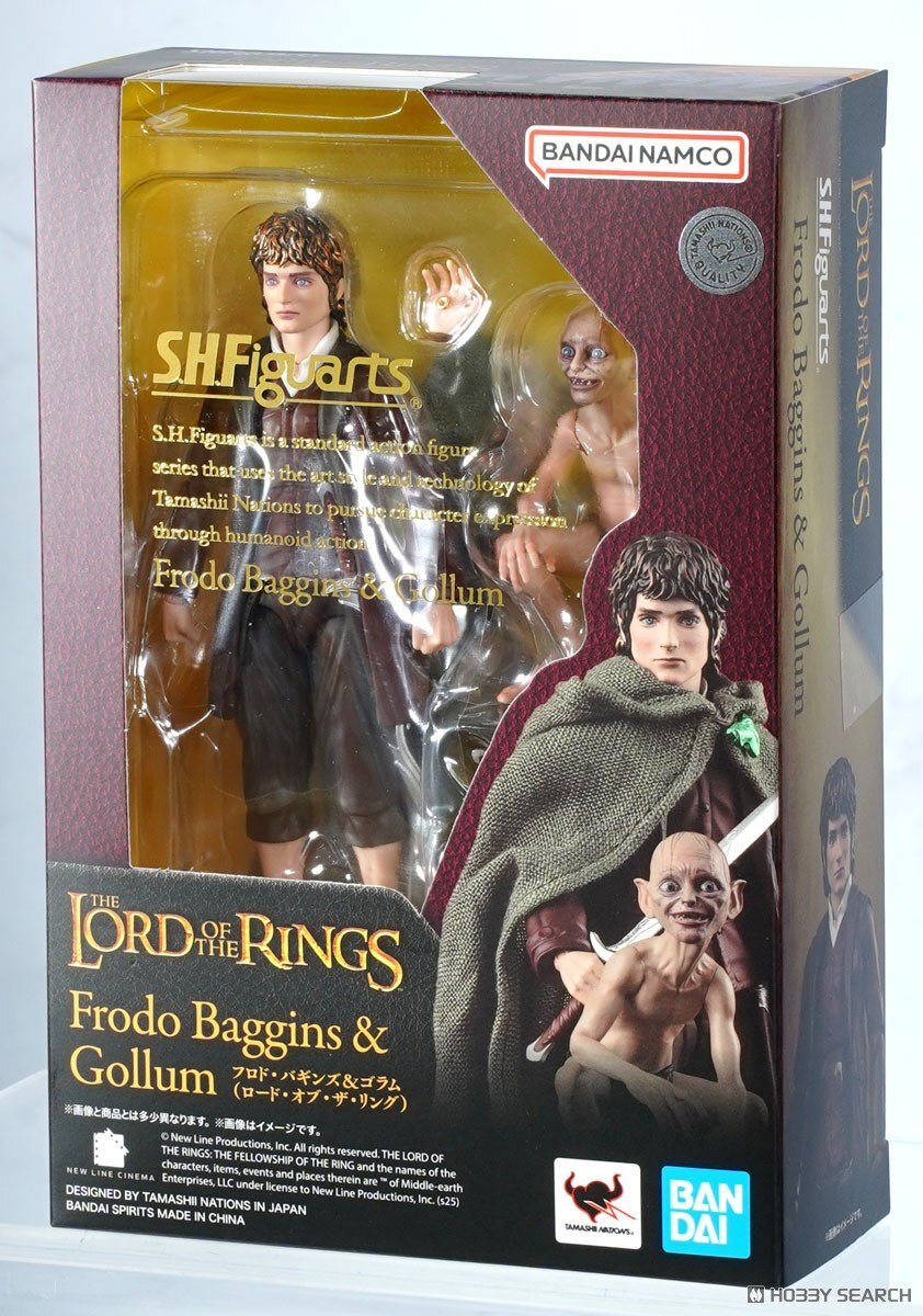 Bandai S.H.Figuarts Frodo Baggins Gollum The Lord of the Rings Fellowship Ring