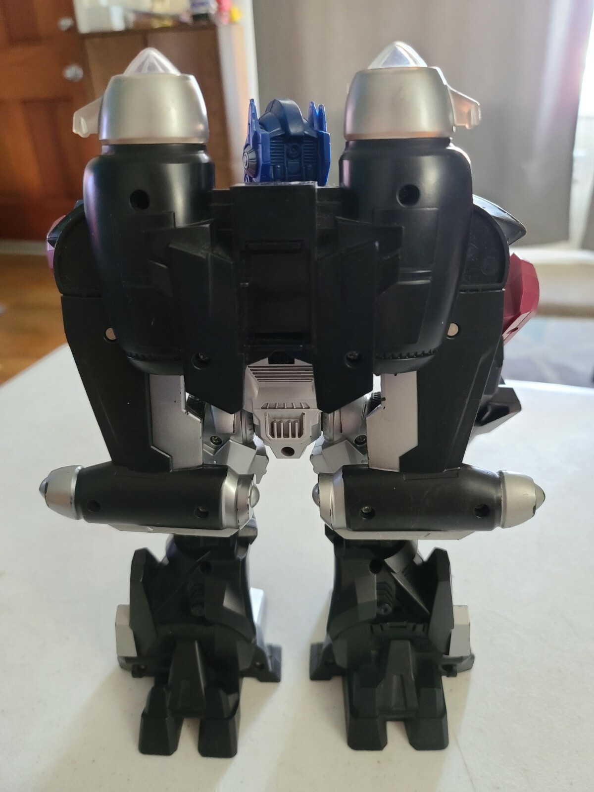 2008 Transformers Mega Power Bots OPTIMUS PRIME Hasbro 12&Prime; Lights Up VGC