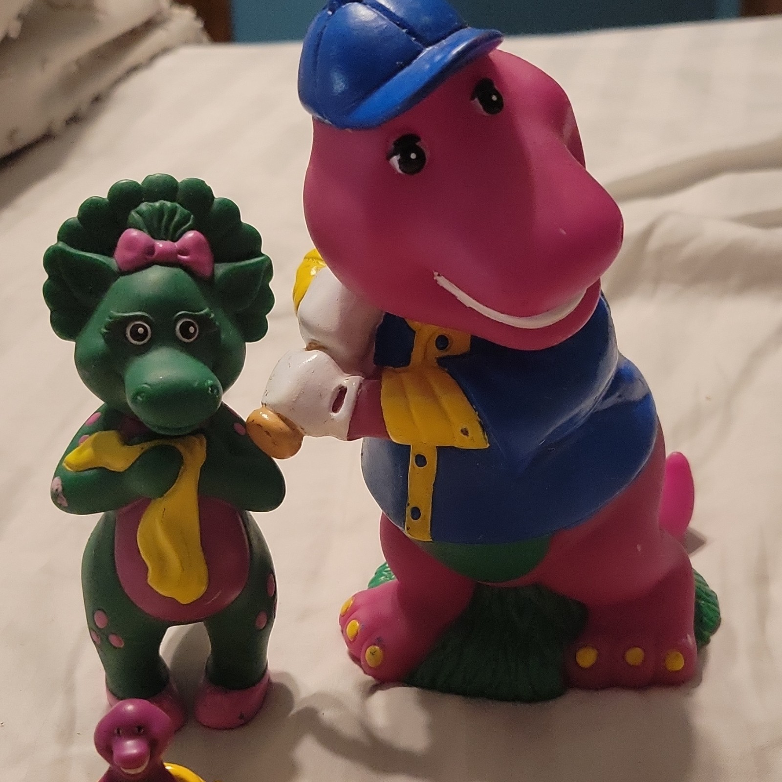 The Lyons Group Barney & Friends Action Figures 1993 Barney Baby Bop Car