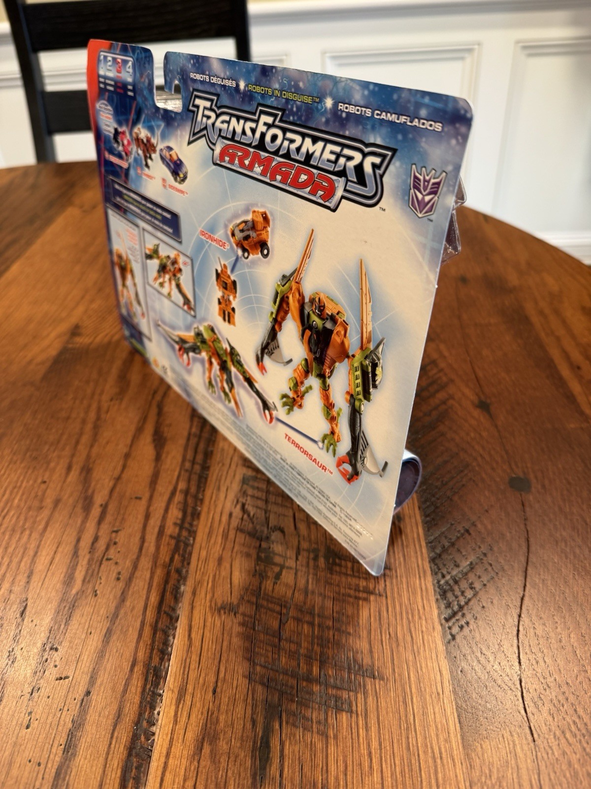 Transformers Armada Terrorsaur With Ironhide Mini-Con,2002 Mint Factory Sealed
