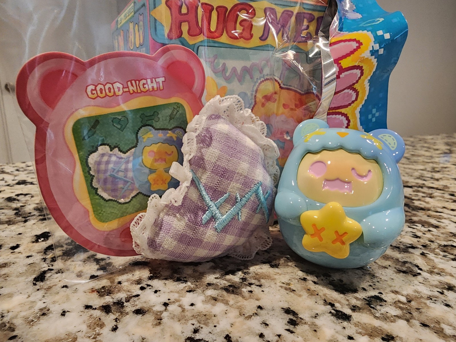 ShinWoo Hug Me Series Mini Figure and Plush “Good night” Confirmed Blind Box