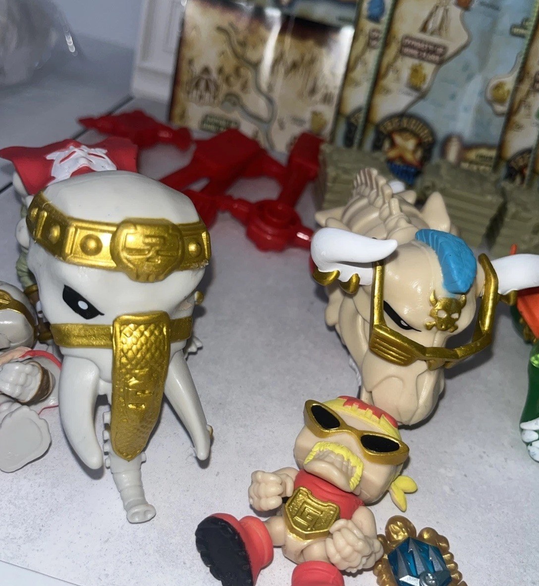 Treasure X Figures Accessories Weapons Tools Animals Dynasty King Flare Lot