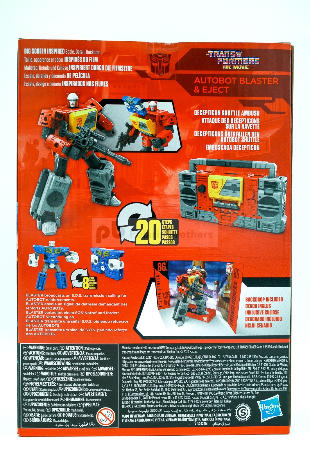 Transformers Studio Series 86 Autobot Blaster & Eject Action Figure – In Stock!