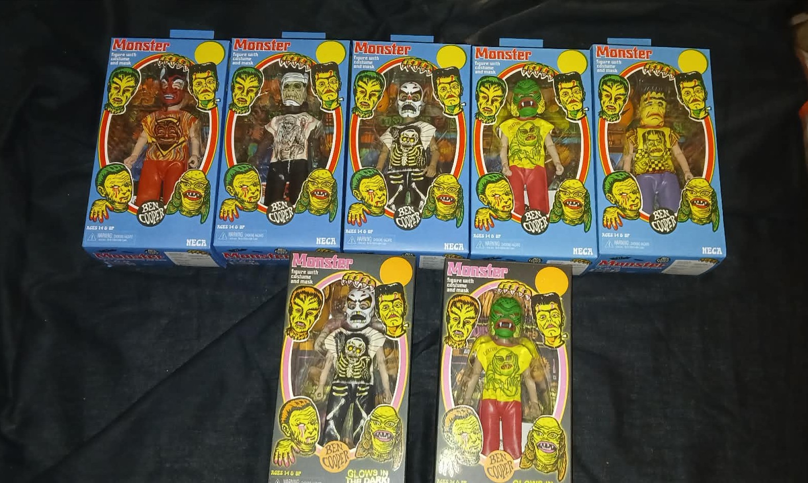 NECA BEN COOPER Halloween Costume Kids Series 1 Complete Set Horror Brand New +
