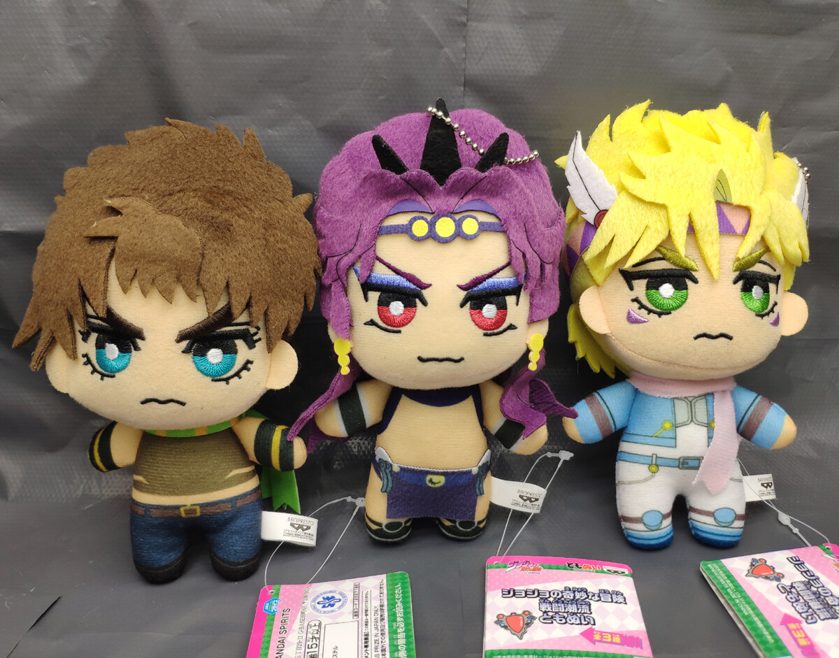 Jojos Bizarre Adventure Battle Tendency Plush Tomonui Joseph Caesar Kars plush