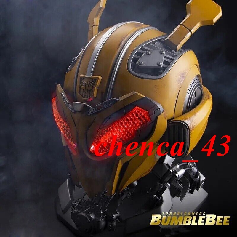 US Ship!! Touch/Remote/Voice Control 1:1 Bumblebee Helmet Halloween Cosplay Prop