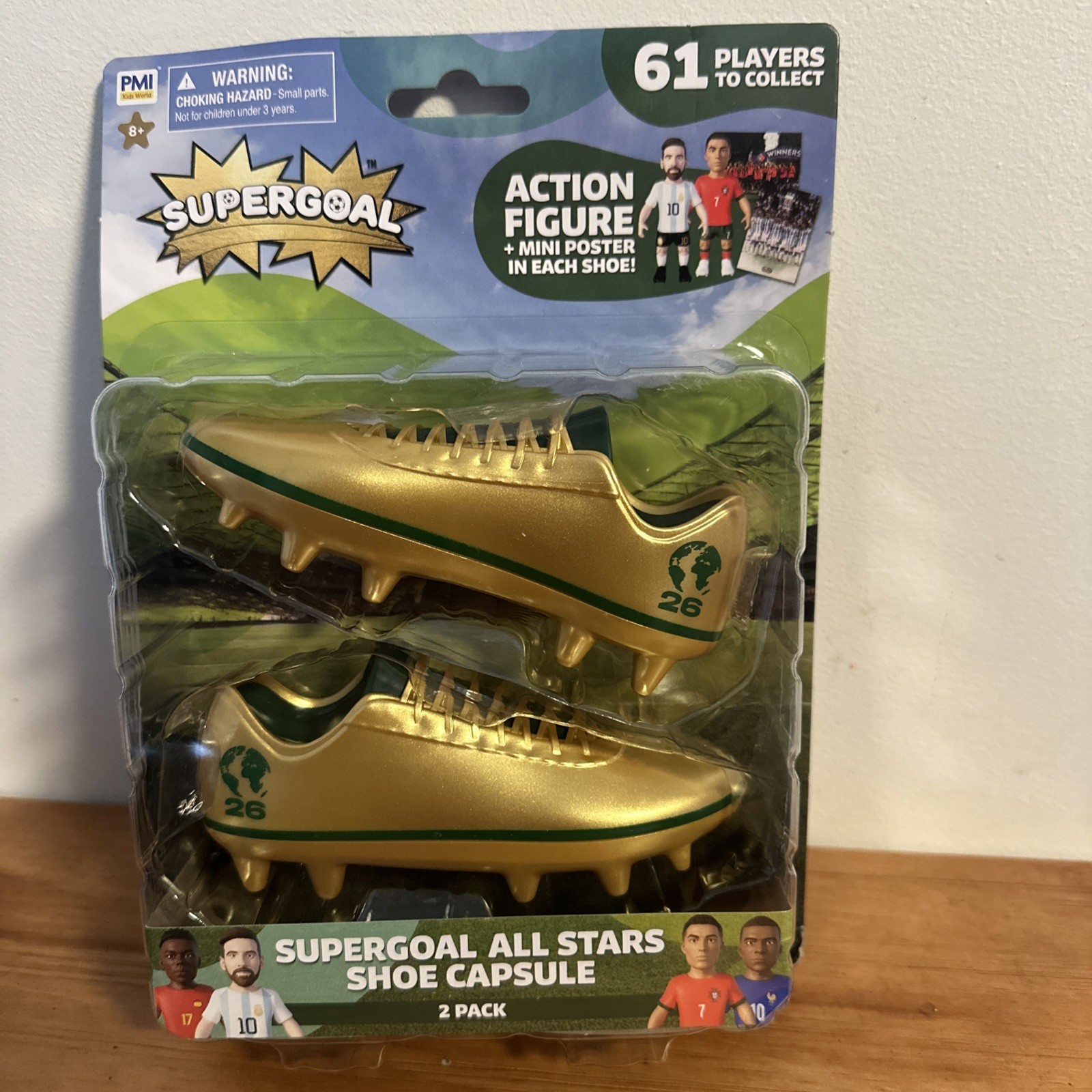 PMI Supergoal 2026 World Cup All Star Cleat Capsule Mystery Action Figure 2-Pack