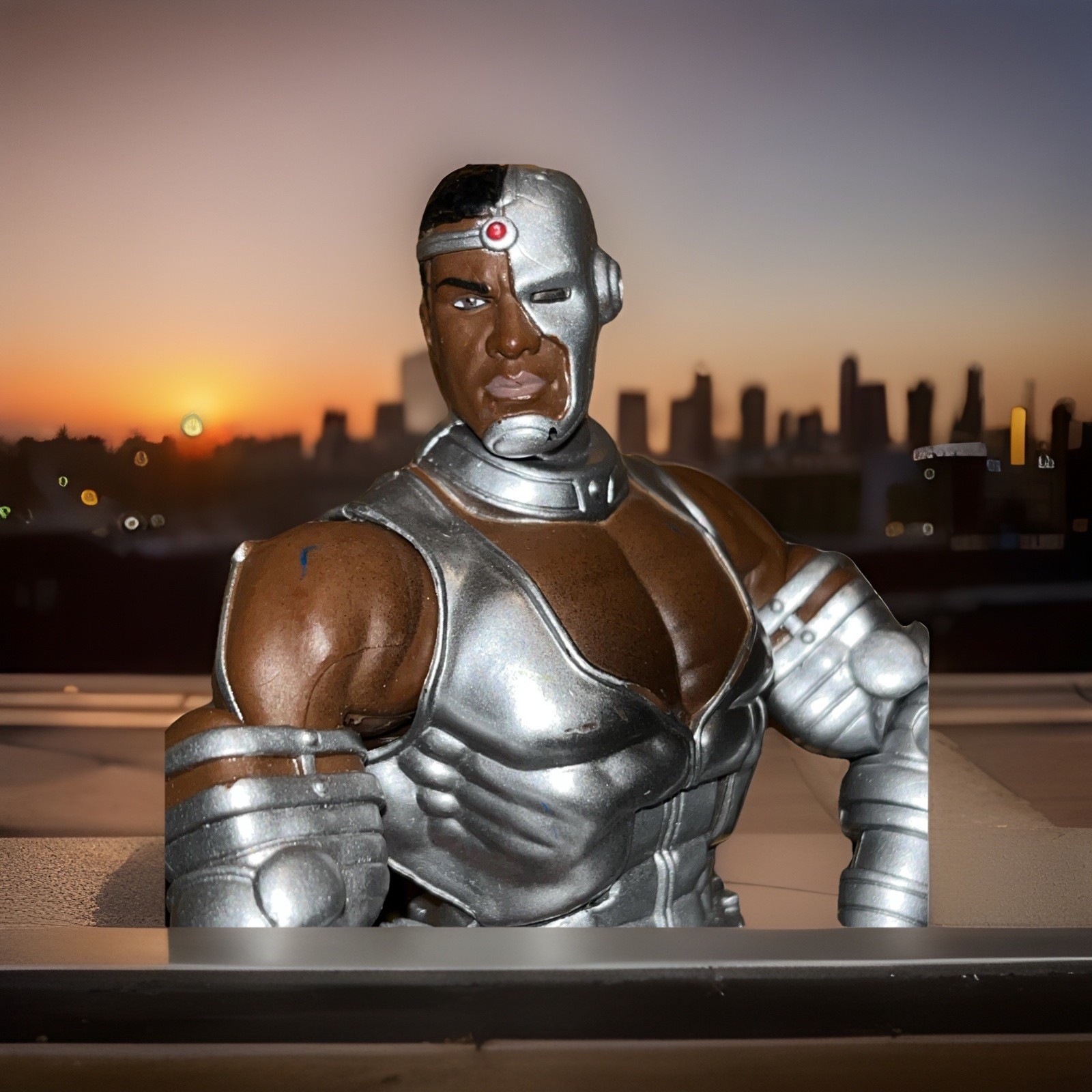 McFarlane Toys DC Direct Super Powers Gold Label Collection Cyborg Action Figure
