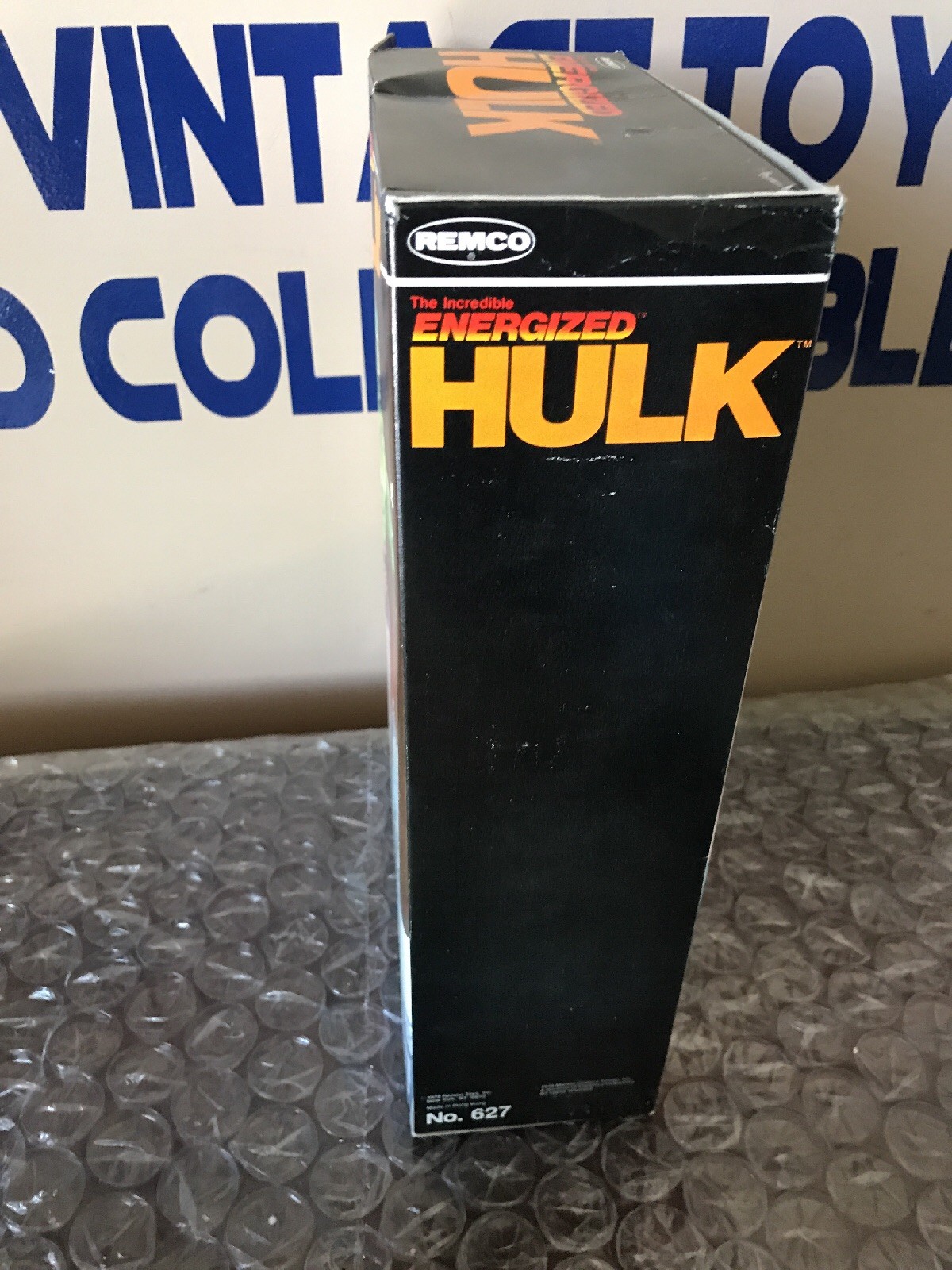 VINTAGE REMCO 1979 THE INCREDIBLE ENERGIZED HULK UNUSED Collapsing Stone Wall