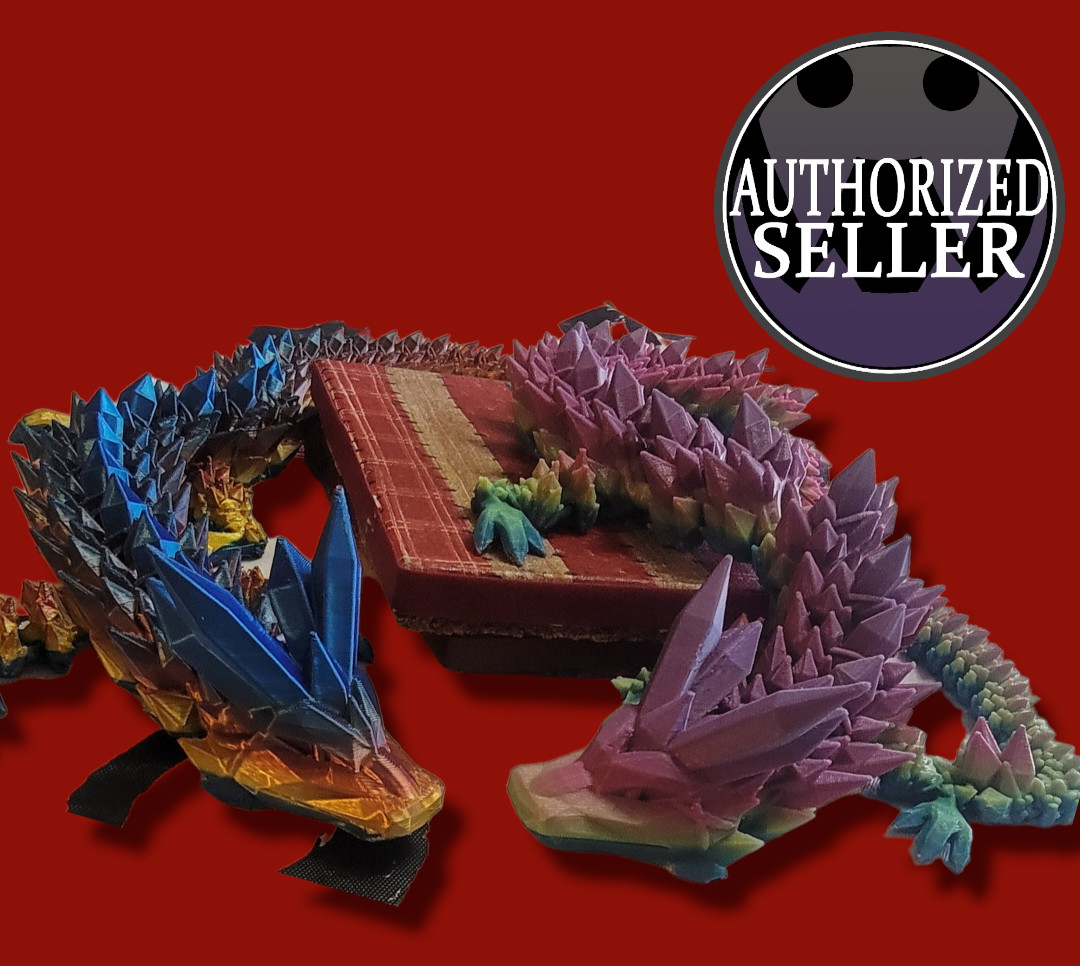 Articulated Crystal Dragon XL (24 inches) Specialty Color Listing