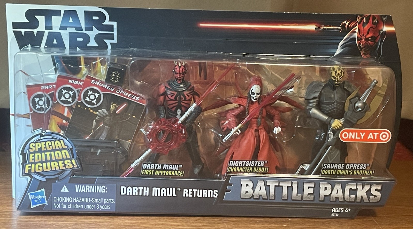 Hasbro 2012 Star Wars DARTH MAUL RETURNS Battle Packs SEALED Clone Wars A0730