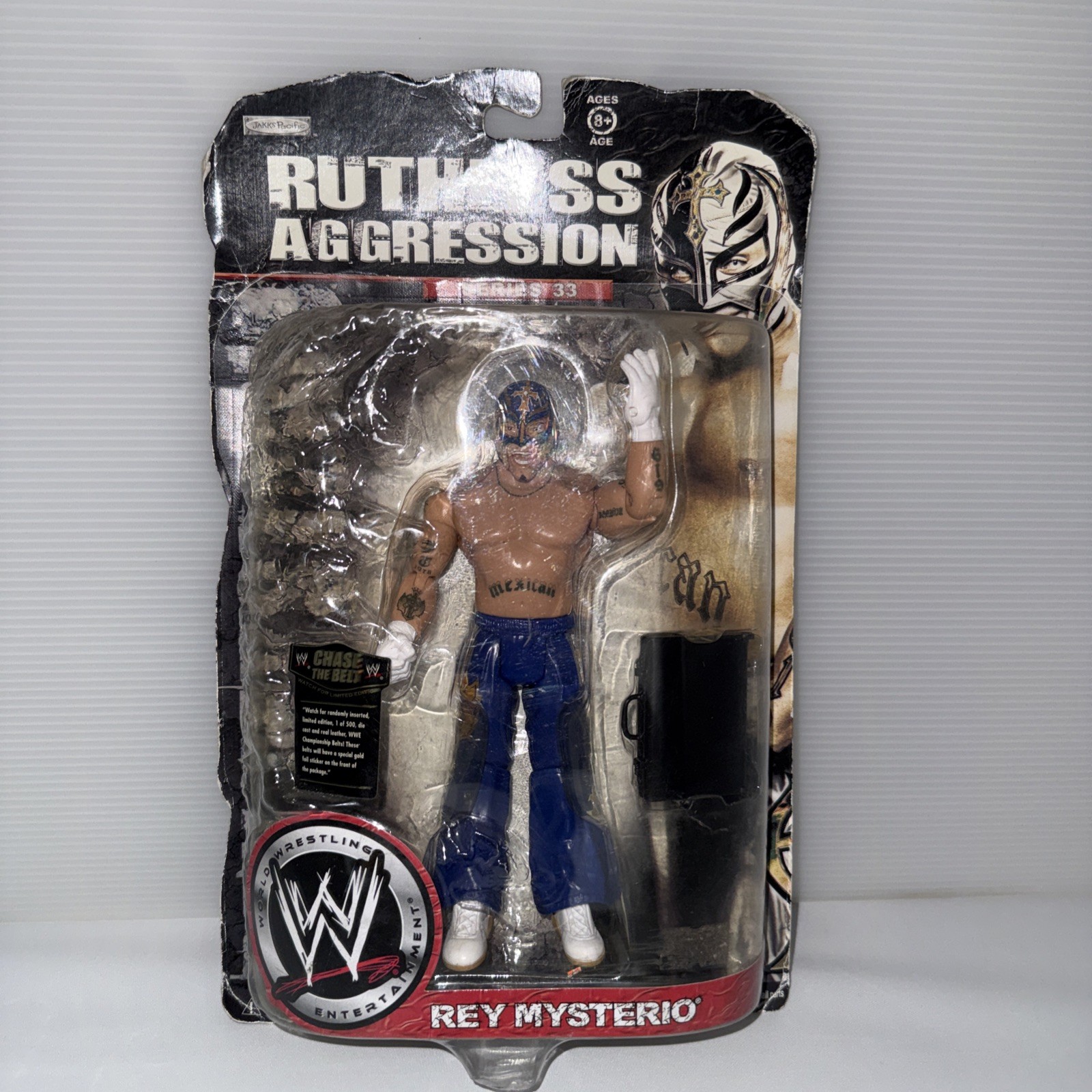 WWE Ruthless Aggression Rey Mysterio Action Figure 2008 Jakks Series 33 NIB