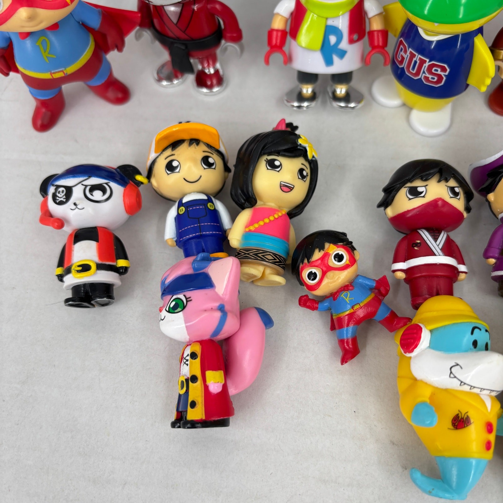 Ryans World Mini Action Figures Mixed Lot of 25 Miniature Toys Cake Toppers