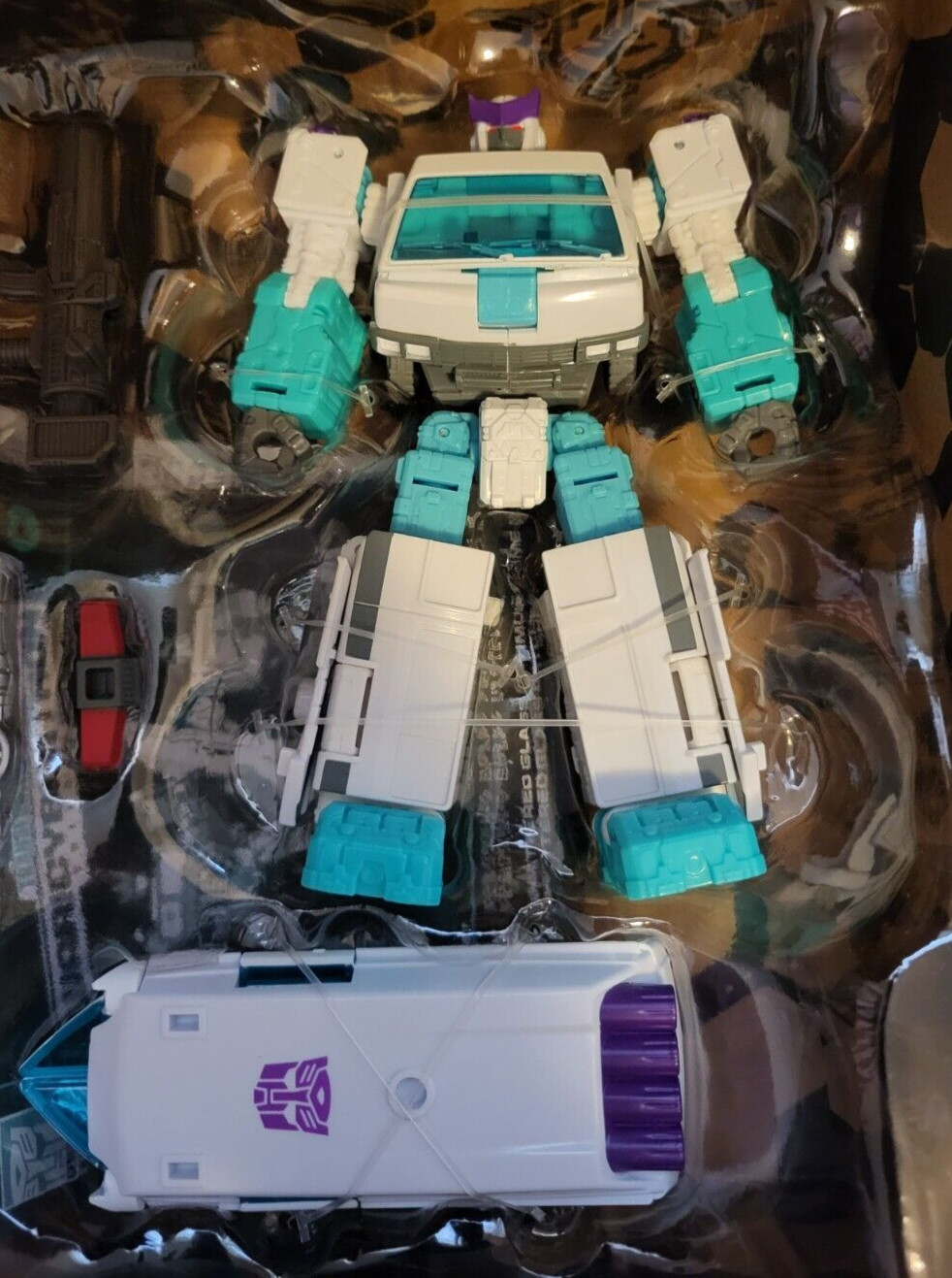 Takara Tomy Hasbo Transformers Shattered Glass Optimus Prime & Ratchet WFC-GS17