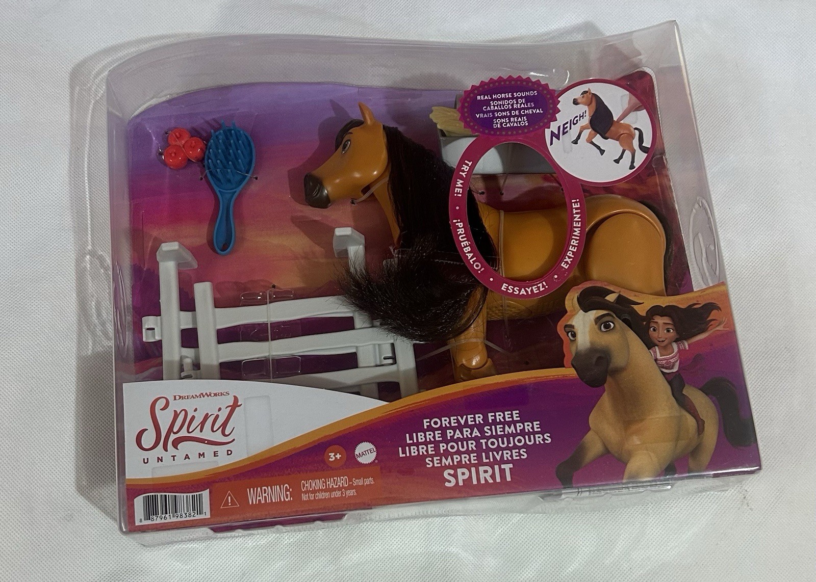 Dreamworks Spirit Untamed Toy Horse For Kids Barn Comb Children Girls