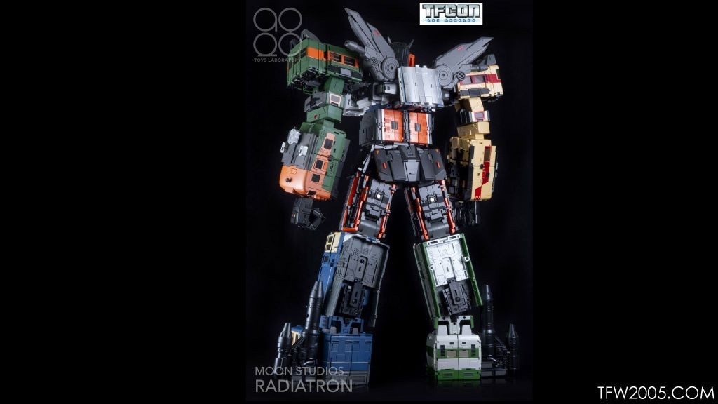 Moon Studio MS01+MS02+MS03+MS04+MS05+MS06 Radiatron Combiner Action Figure