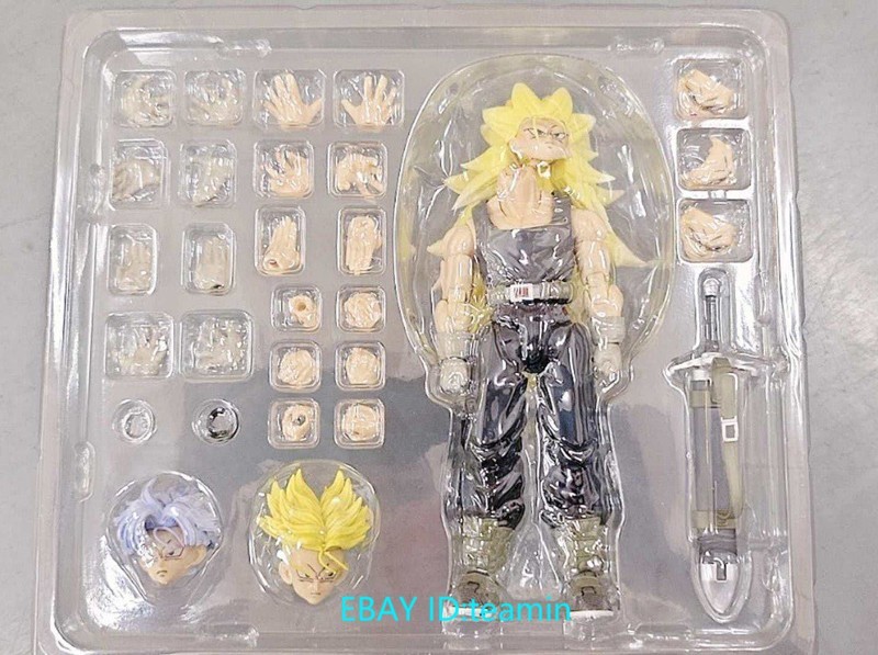 SSS Studio Trunks Solid Color Hair 1/12 Scale Action Figure Toys In Stock