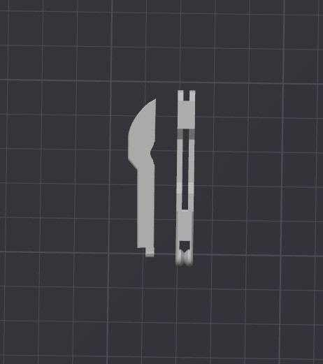Sword Arms (2 pack) for Dummy 13 | 3D Printed Action Figure Doll Accessory