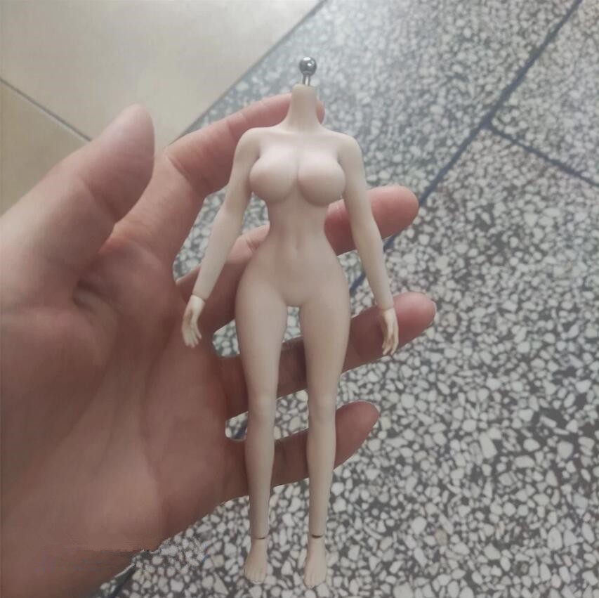 ANT N306 1:12 Female Seamless Body Pale Large Bust Plump Hip 6&Prime; Action Figure