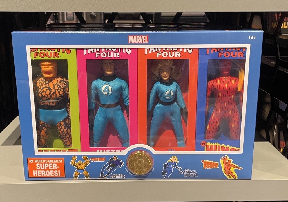 Disney Parks 2025 Mego Marvel Fantastic Four 8&Prime; Action Figures LE NWT