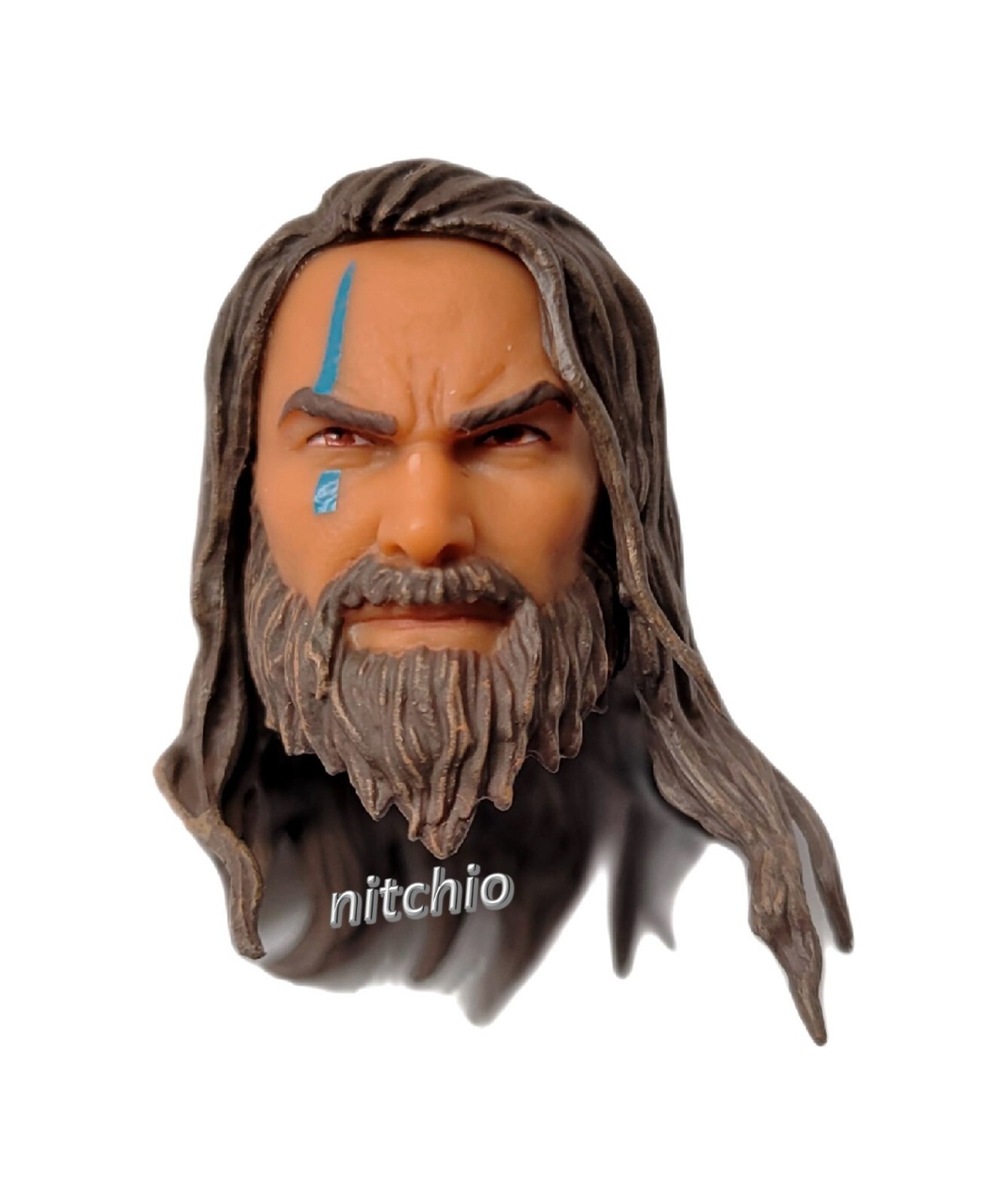 Mezco One:12 Conan Barbarian Booster Kit – TWO HEADS BALD & LONG HAIR 1/12 Scale
