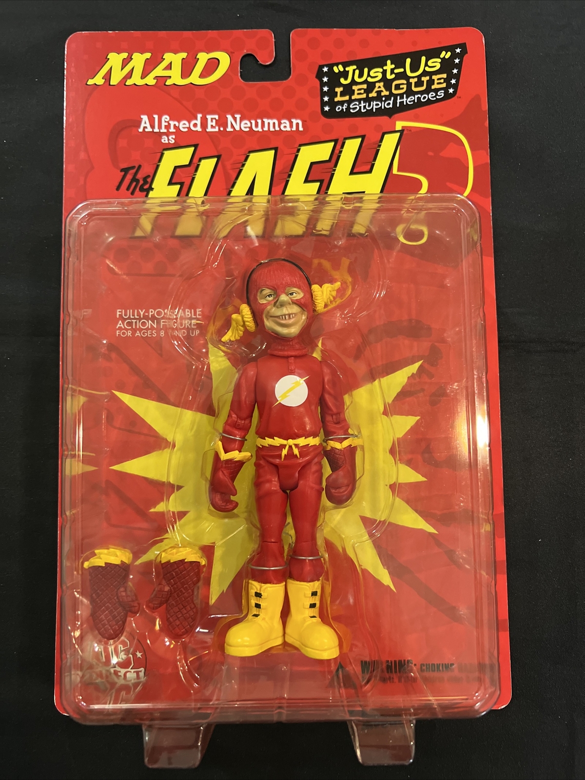 MAD Magazine&rsquo;s Alfred E. Neuman as THE FLASH – DC Direct 2002 – New