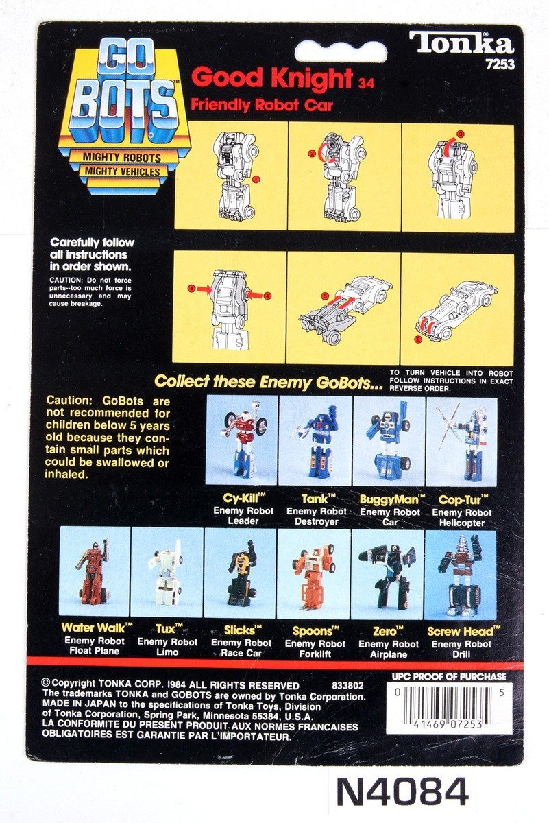 GoBots Regular Tonka Good Knight Package