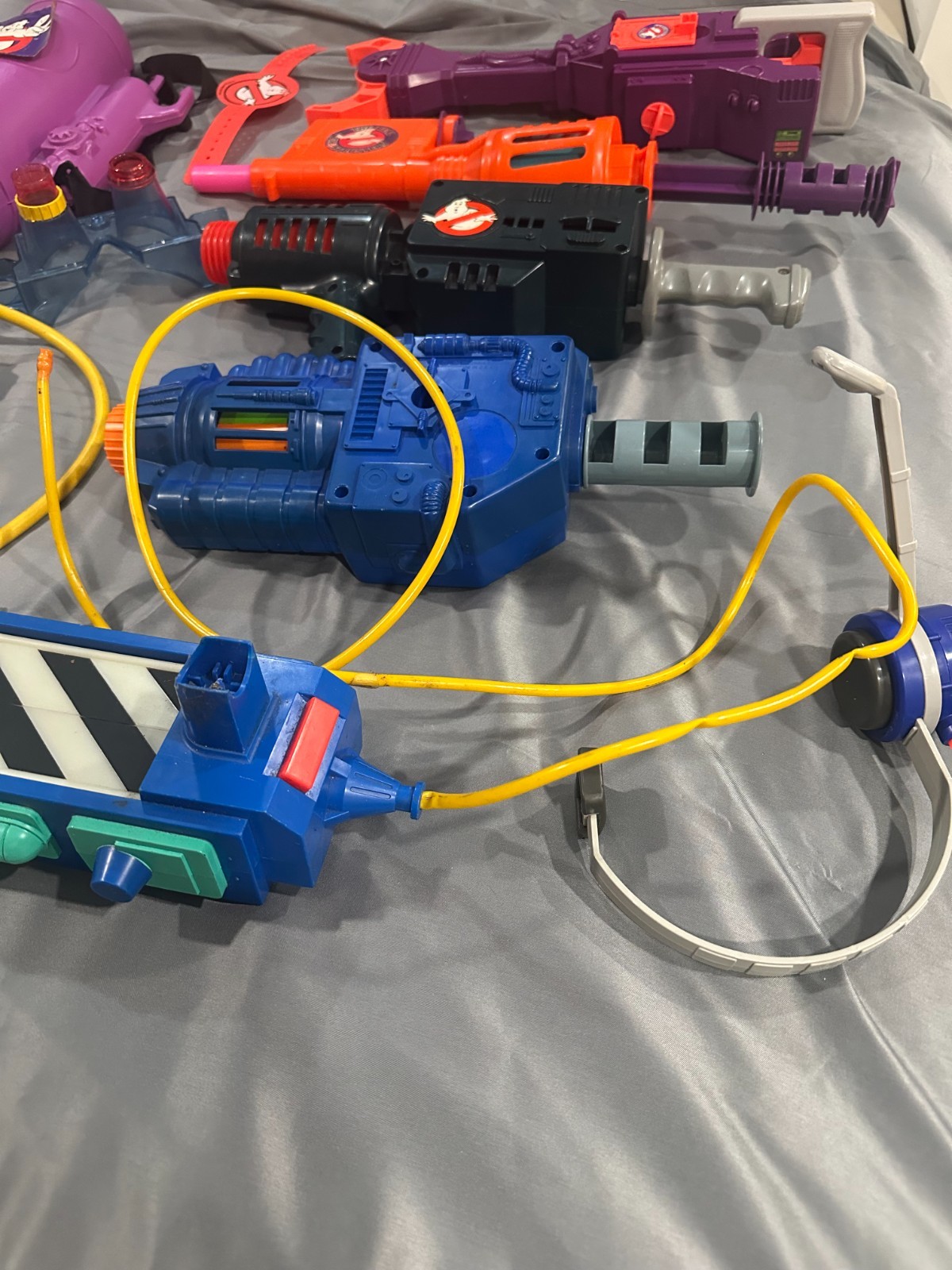 Vintage Kenner Real Ghostbusters Proton Pack & Blaster Role Play Gear Lot
