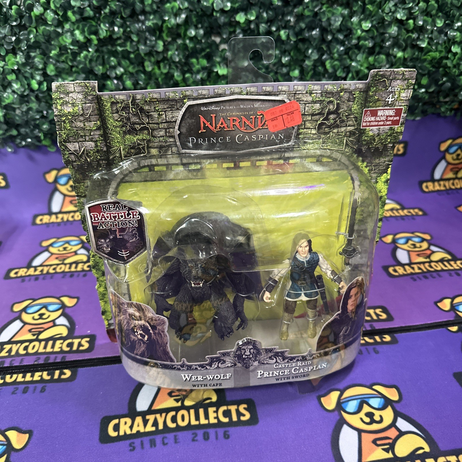 Year 2007 Chronicles of Narnia 2 Pack Set WER-WOLF & CASTLE RAID PRINCE CASPIAN