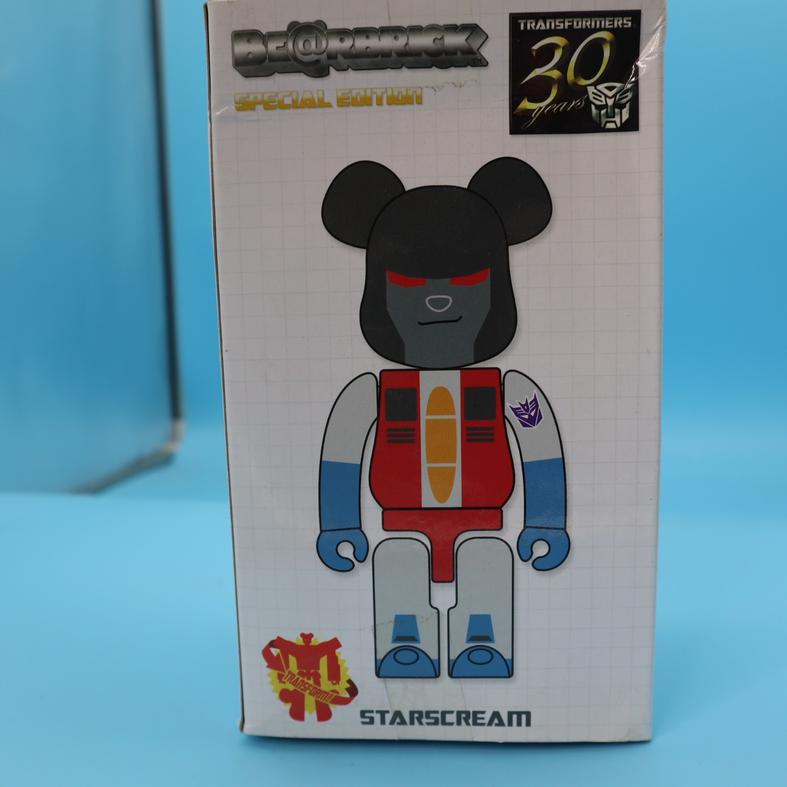 Bearbrick Transformers Starscream Special Edition 30th Anniversary 200% SEALED