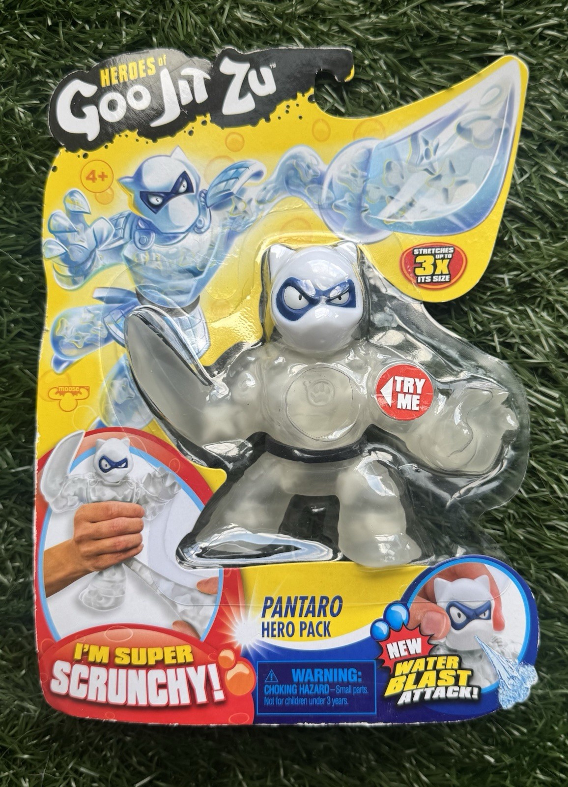 Heroes of Goo Jit Zu “PANTARO” Action Figure Water Blast Attack! Squishy, NIP