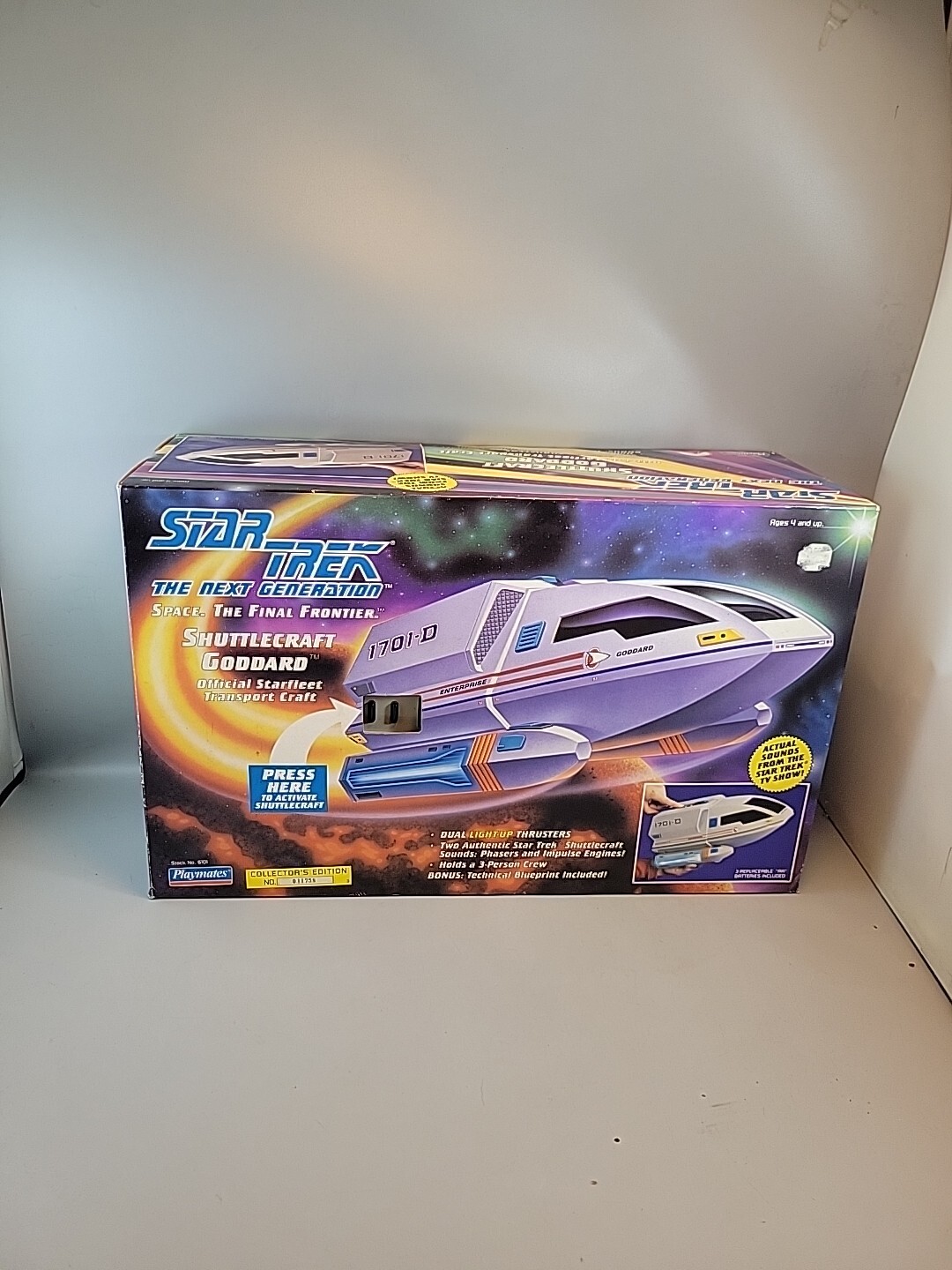 Star Trek The Next Generation Shuttlecraft Goddard 1992 Playmates
