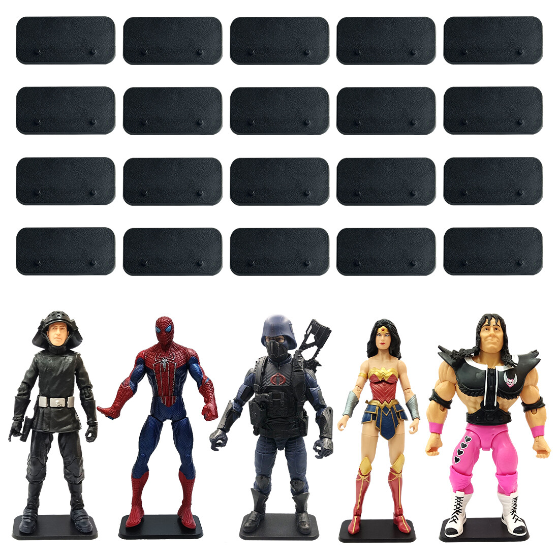 20 pcs Stand BASE Fits 6 » GI Joe Classified Cobra Figure star wars marvel dc