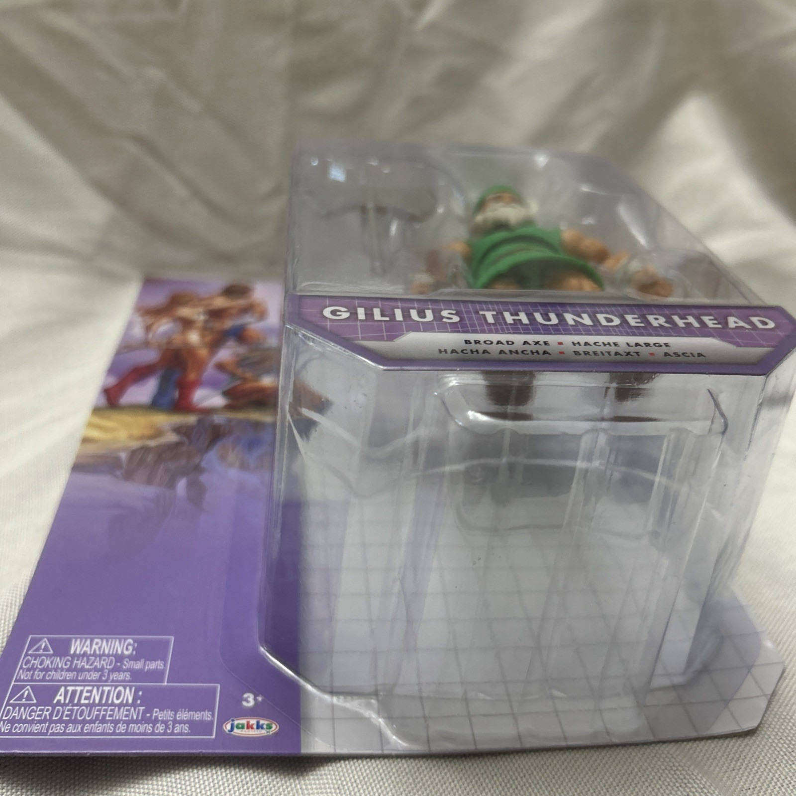 JAKKS GOLDEN AXE GILIUS THUNDERHEAD 4&Prime; TOY VINYL ACTION FIGURE 2025 NIB