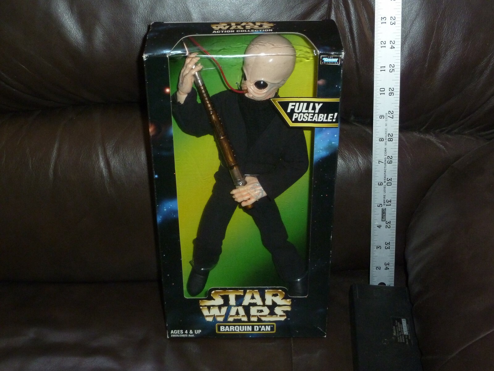 BARQUIN D&rsquo;AN 1998 12 INCH STAR WARS ACTION COLLECTION BOXED FIGURE