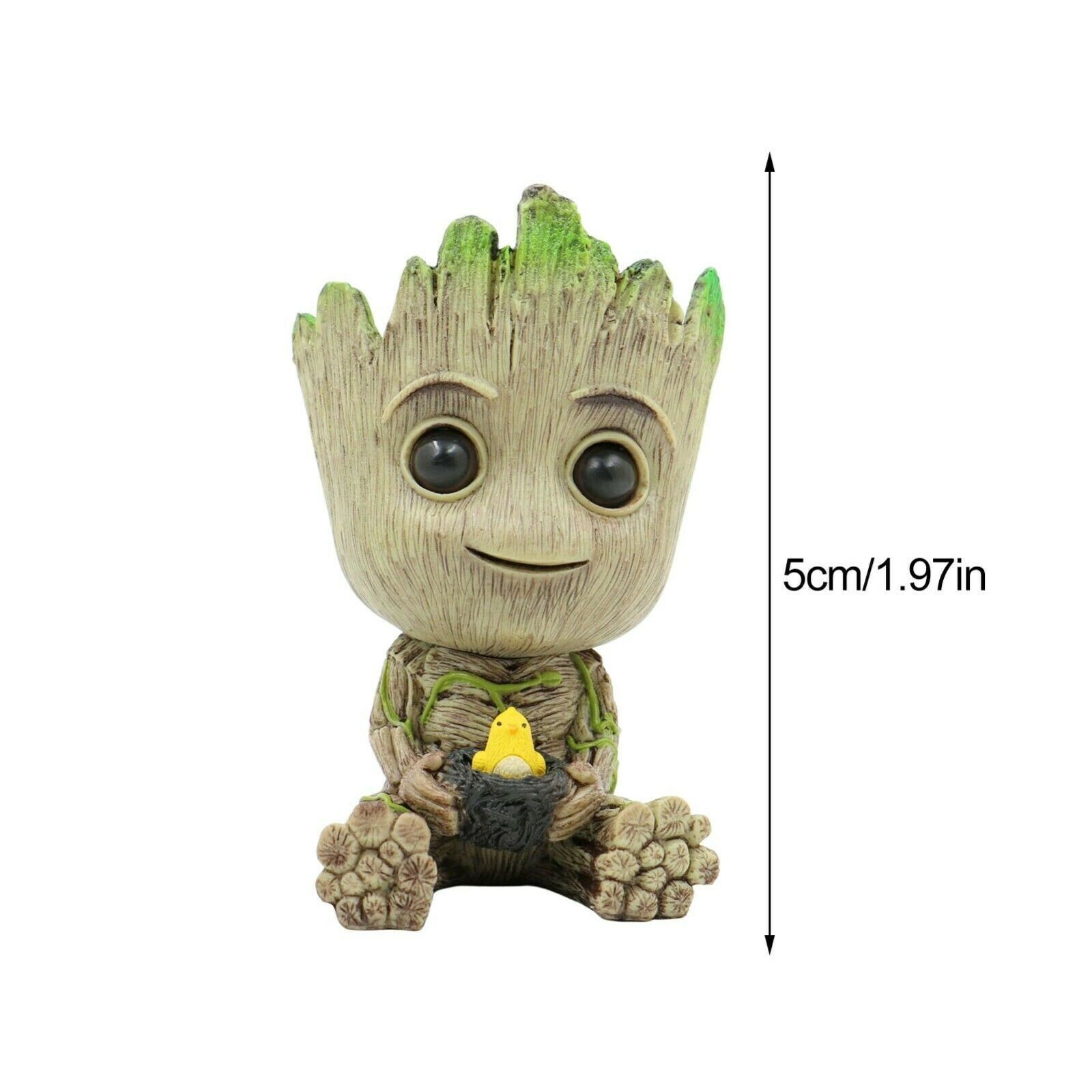 Mini Groot Figurine Miniature Model – Adorable Home Decor