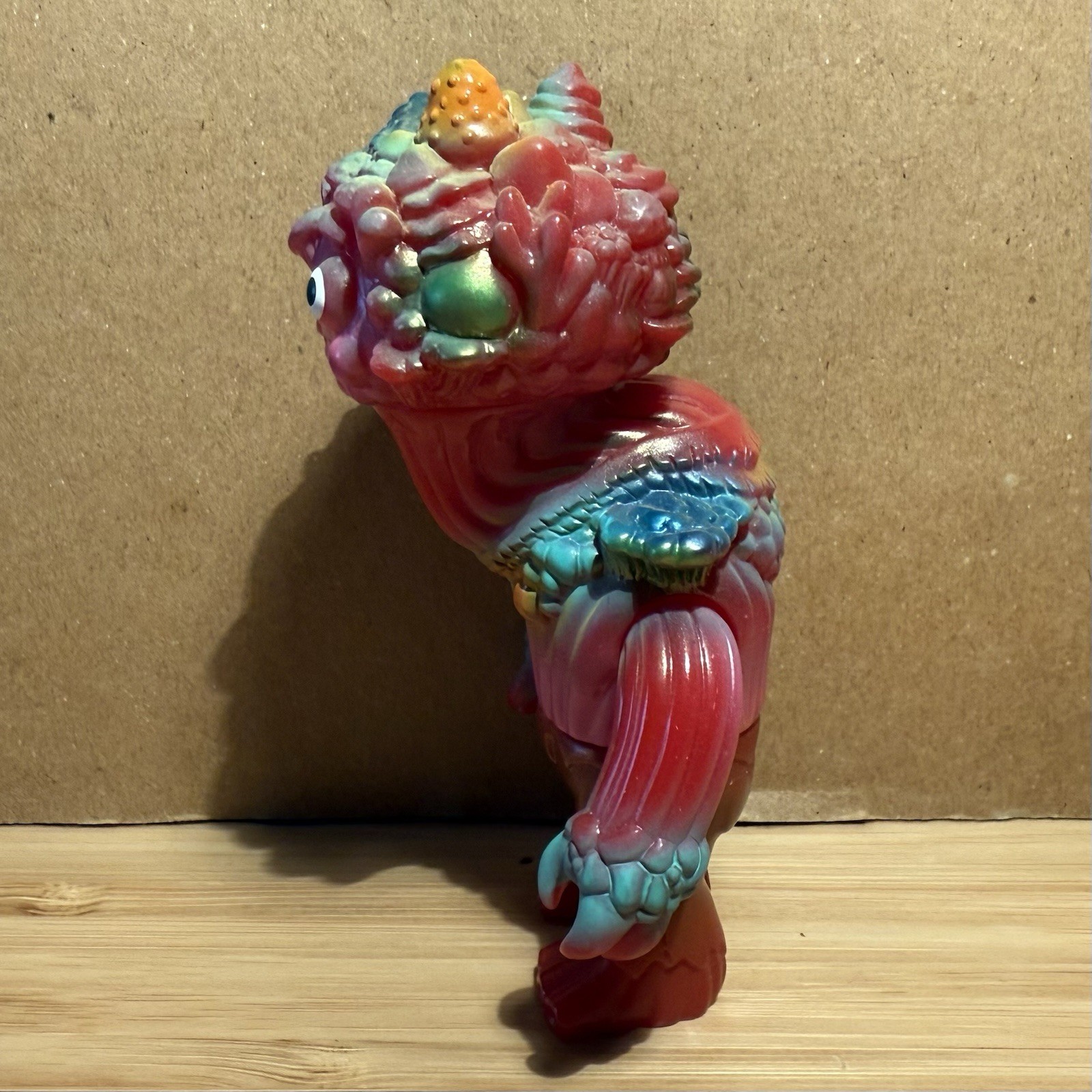 Bwana Spoons Morel Snacks Red Sofubi Vinyl Figure Gravy Toys Hand Painted Japan