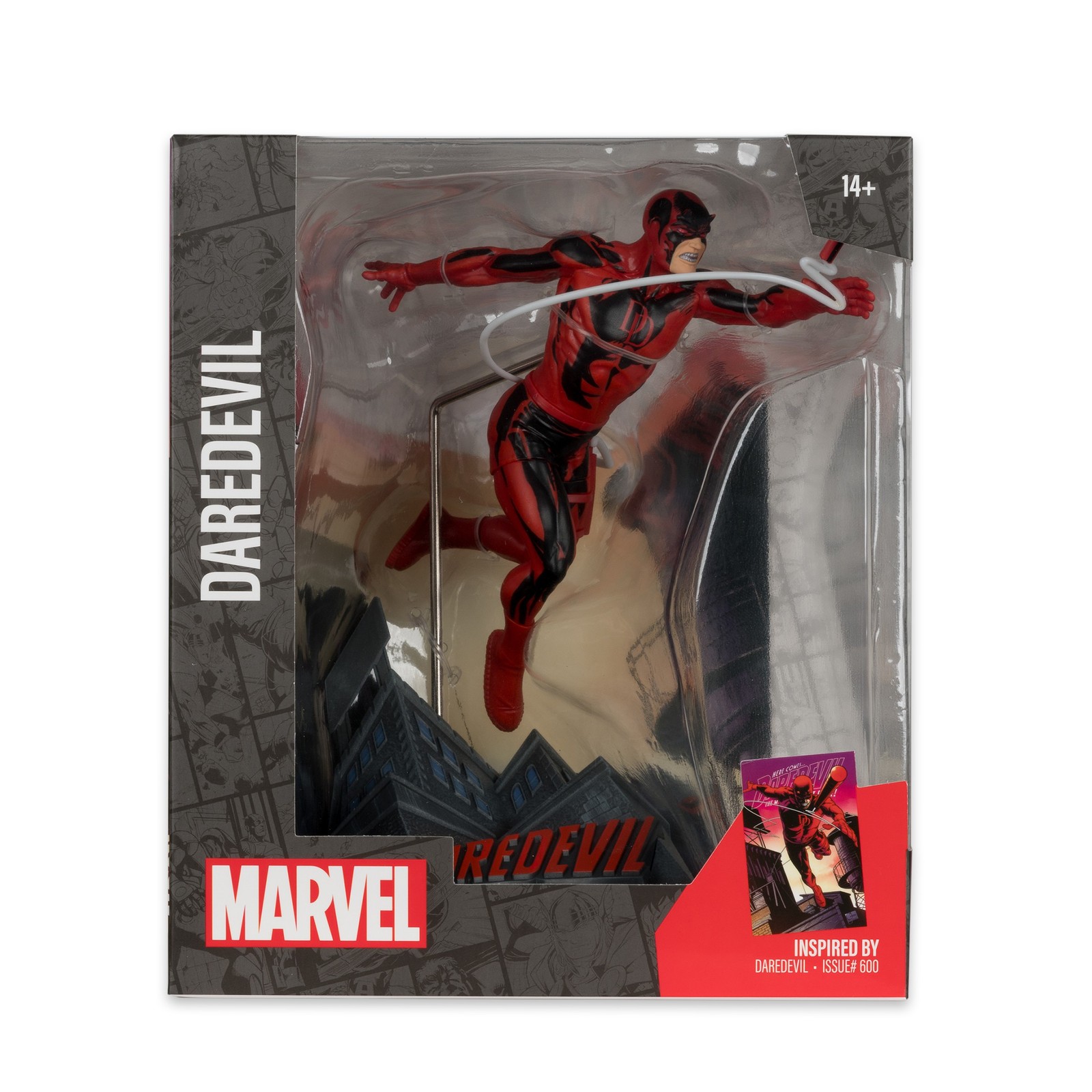 McFarlane Toys Marvel Daredevil Posed Figure with Scene [Daredevil #600]